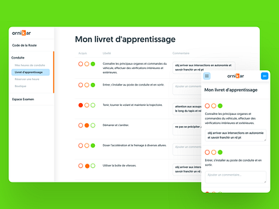 Livret d'apprentissage, Kitt : Ornikar Design System