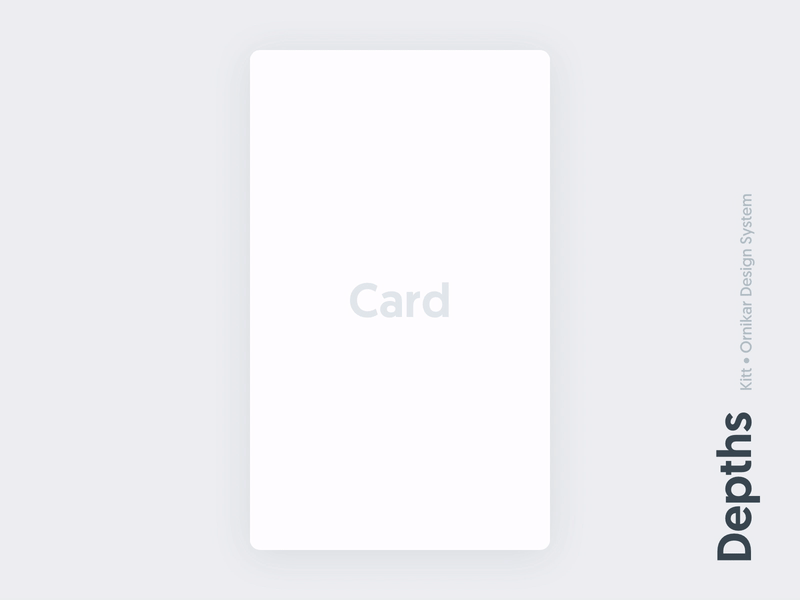 Depths, Kitt : Ornikar Design System animation card design system framer freebie modal origami prototype style guide ui kit