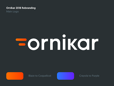 New logo • Ornikar 2018 Rebranding branding colors design design system logo mark style guide typography