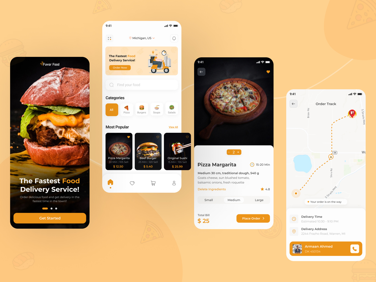 Favor Food Food Delivery App By Rasel Ahmed On Dribbble