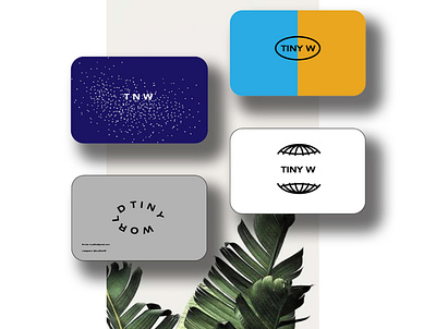 TINY WORLD | Gift Cards design illustration logo