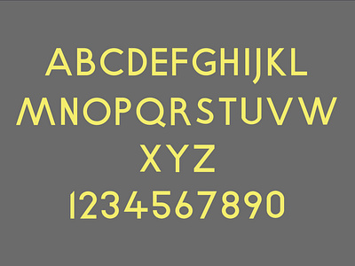 Ironmongery Typeface