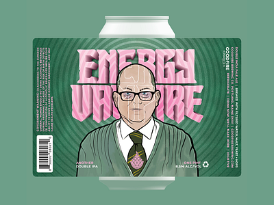 Energy Vampire Label // Goodfire Brewing Co.