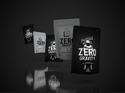 Zero Gravity Packaging // Pleasant Effects brand branding design graphic design packaging typography vector