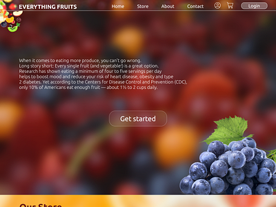 EVERYTHING FRUITS LANDING PAGE