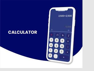 STANDARD CALCULATOR design ui