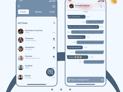 Direct Messaging app design direct figma message messaging productdesign ui
