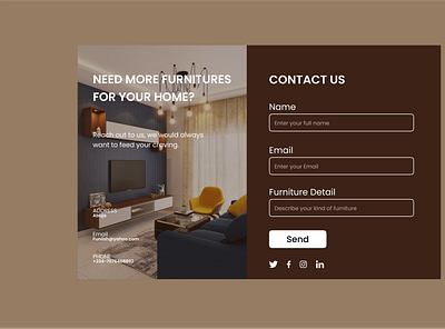 Contact Us Page contactus productdesign uiux