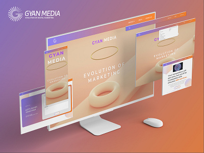 Gyan Media Evolution Of Digital Marketing app branding design graphic design illustration logo typography ui ux vector