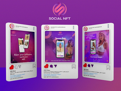 Social NFT app branding design graphic design illustration logo typography ui ux vector