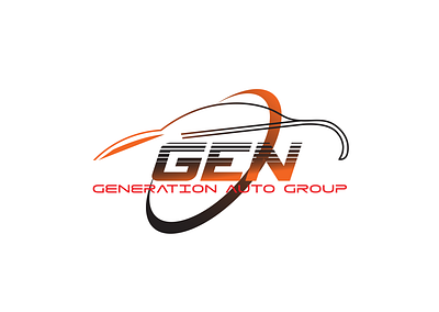 GENERATION AUTO GROUP app logo design graphic design lettermark logo logo typography vector