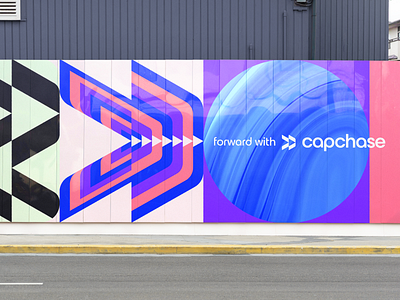 Capchase - Forward with Capchase billboard branding capchase design fintech graphic design illustration logo marketing ui