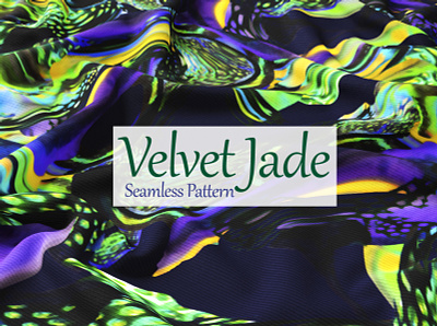 Velvet Jade seamless pattern branding design graphic design illustration seamless patterns velvet jade
