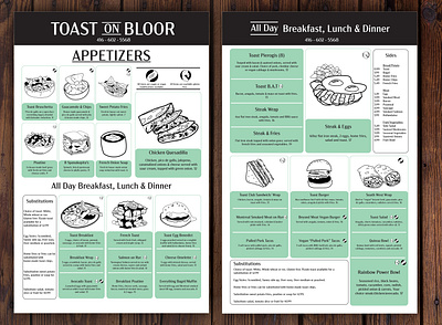 Menu Design branding design graphic design illustration illustrator indesign menu restaurant type typography