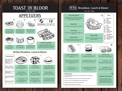Menu Design branding design graphic design illustration illustrator indesign menu restaurant type typography