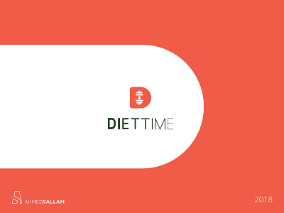 DIETTIME | KSA app art brand branding clean design graphic design icon identity illustration illustrator ios lettering logo logomark logos mark type typography vector