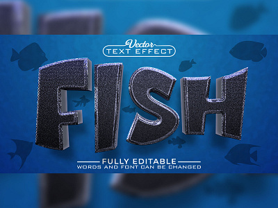 FISH TEXT EFFECT illustration