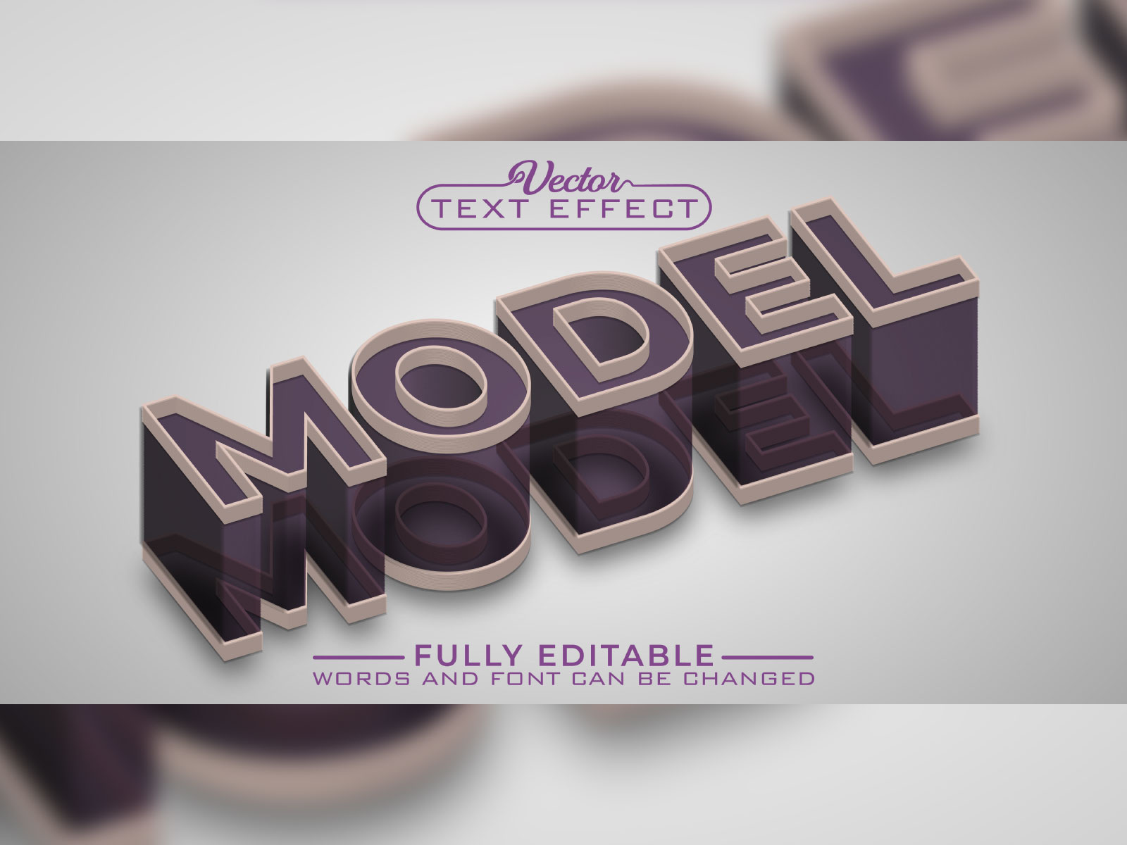 3d Model Text Effect By Stella On Dribbble