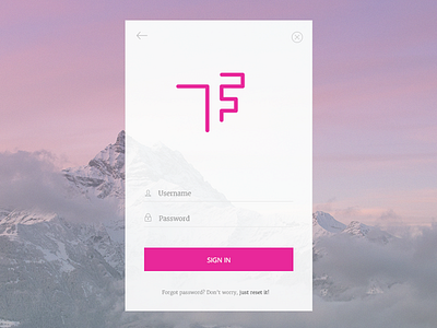 Flow CMS Login Card