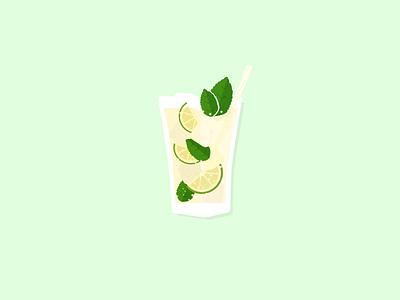 Summer Mojito cocktail lime mint mojito refreshing rum summer