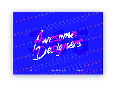365 Awesome Designers Curator awesome card curator design illustration ui ux webdesign website