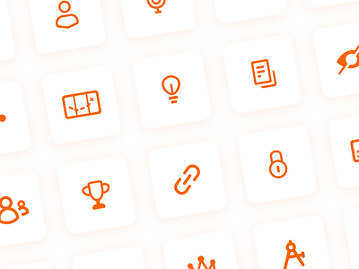 Mango Languages Icons bulb design figma icons illustration mango mango languages memory profile ui ux vector