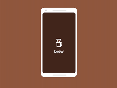 Brew App Prototype android animation app application coffee design invision invision studio ios prototype ui ux