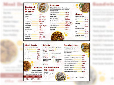 Menu Board Designs