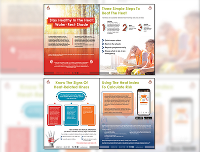 Heat Guide E Book color creative design e book illustration layout spread vector