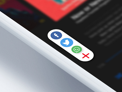 Social Share buttons for Daily UI 010 app buttons dailyui dailyui 010 design flat material music social social share ui ux