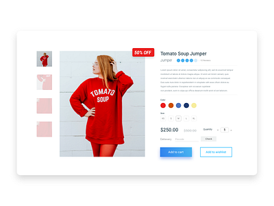 Single Product Page