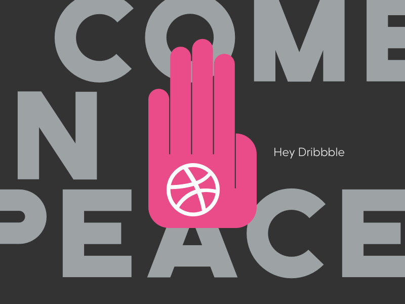 I Come In Peace By Tibor M On Dribbble