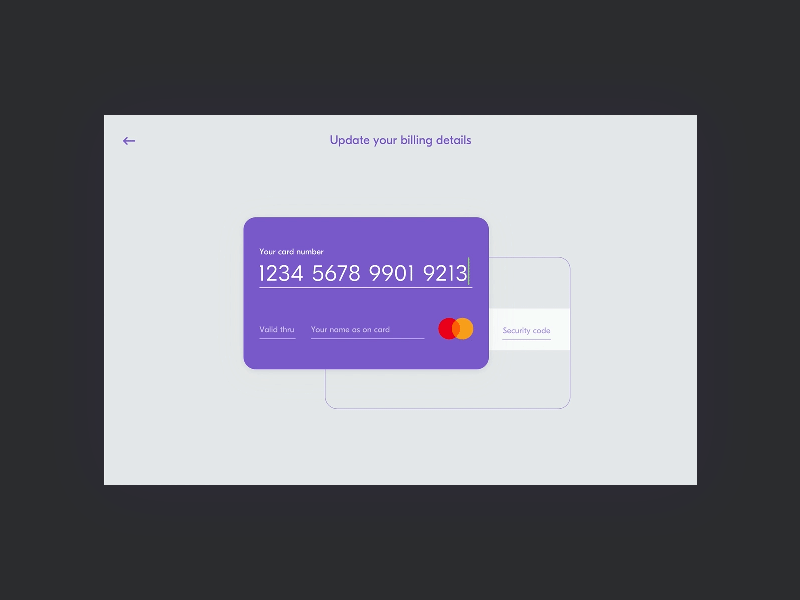 Update credit card 002 dailyui framer