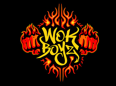 WOK BOYZ RESTAURANT CHINESE CUISINE LOGO