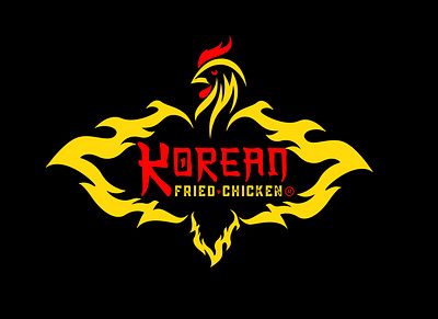 KOREAN FRIED CHICKEN LOGO korean fried chicken logo