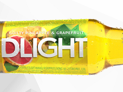 Dlight Close Up beer identity logo packaging