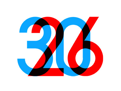3026 blue invite logo red typo
