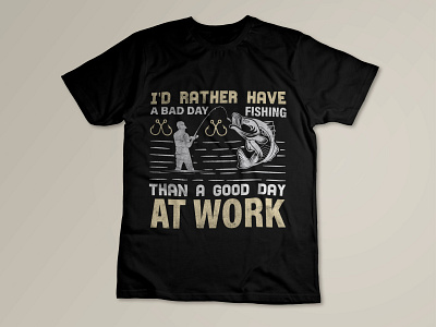 Custom Fishing t-shirt design