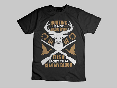 Custom Hunting T-Shirt Design