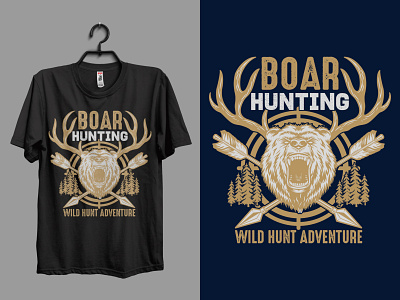 custom Hunting t-shirt design