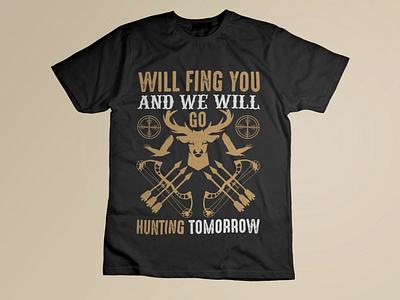 Custom Hunting T-Shirt Design