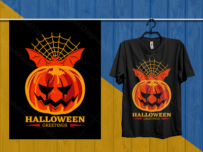 Halloween T-Shirt Design design fishing t shirt graphic design halloween halloween t shirt design halloween tshirts illustration joke t shirt t shirt design vector