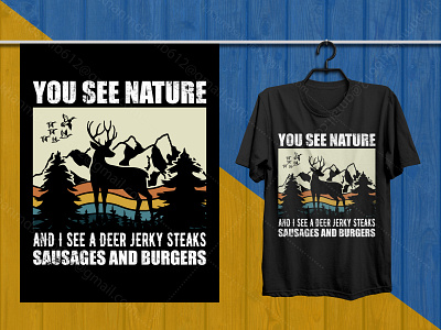 Vintage Hunting T-Shirts Design