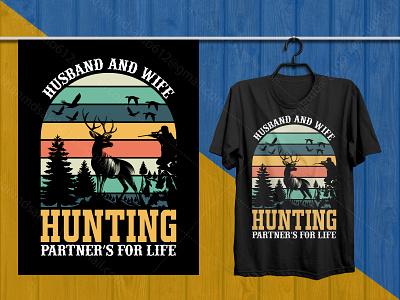 Vintage Hunting T-Shirts Design