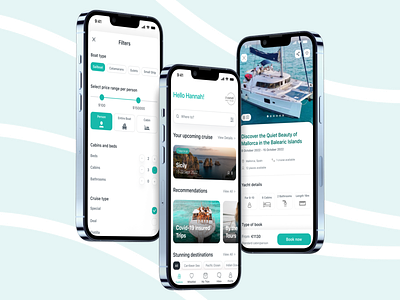 Simplifying Boat Rentals - mobile app app boat boat rental design ui ux
