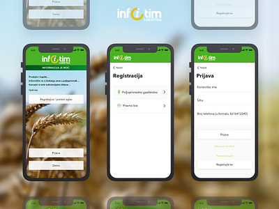 Info Tim Logistika App app branding design iphone x mobile app typography ui ui deisgn web
