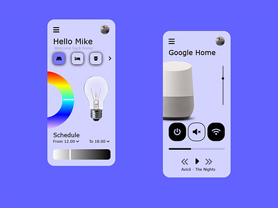 Smart Home App app clean dailyui design minimal mobile ui ux