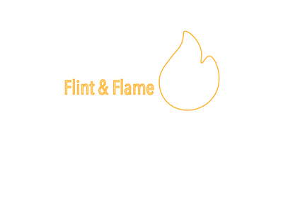 Flint & Flame branding design graphic design illustration logo