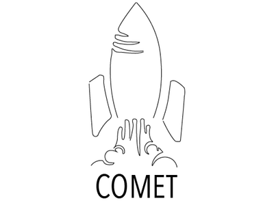 COMET 2 branding graphic design logo