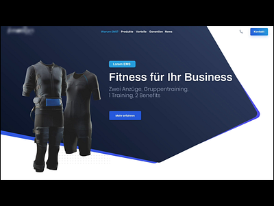 EMS Landing Animated animated ems invision studio landingpage sports studio uidesign